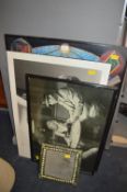 Framed Pictures, Prints and a Mirror