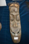Carved Wooden Wall Mask