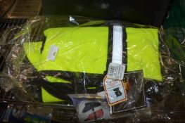 * Outhwaites Fluorescent Yellow Padded Dog Coats Size: 30