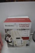 *Brookstone Heated Throw 50x60