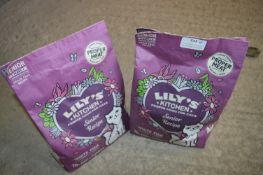 * 2 Bags of Lilly's Kitchen White Fish Senior Cat Food