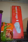 * Pest Stop Squirrel Cage and a Bag of Squirrel Food