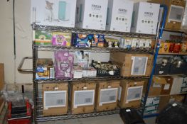 * Heavy Duty Chrome Four Tier Shelving Rack - Collection by Appointment