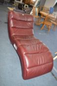 Leather Stereo System Recliner