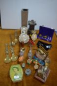 Decorative Items, Candlesticks, Spoons, Bells, etc