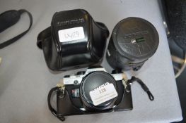 Olympus OM10 35mm Camera with Lenses