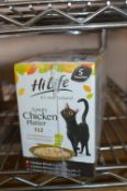 * 4x 5pks of High Life Chicken Platter Cat Food