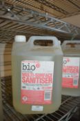 * 5L of Bio D Multi Surface Sanitiser