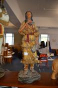 Figure of First Nation American Squaw