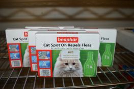 * 5 Packs of BFR Cat Spot On Flee Repeller