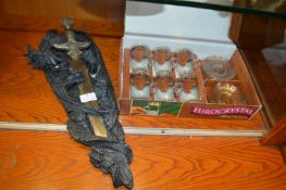 Dragon & Sword Ornament plus Drinking Glass Set