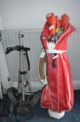 Golf Clubs with Bag and Trolley