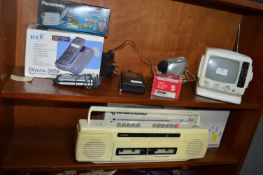 Vintage Electricals; Portable TV, Cassette Recorde