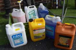 Four 5L Container of Floor Stripper, Liquid Wax, M