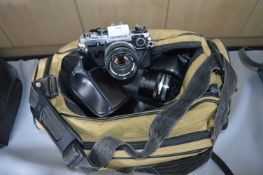 Olympus OM10 35mm Camera with Miranda Case, Olympu