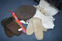 Vintage Hats and Mittens, Linens, etc.