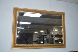 Gilt Framed Beveled Edge Mirror