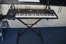 Korg 01/WFD Synthesiser with Stand