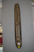 Carved Wooden Ethnic Wall Mask