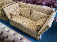 Two Seat Drop End Highback Upholstered Sofa