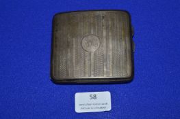 Hallmarked Sterling Silver Cigarette Case - Birmingham 1924, ~124g