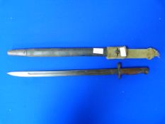 British Chapman 1907 Pattern Bayonet with Scabbard