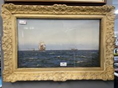 Framed Original Watercolour Seascape by Patrick Downie