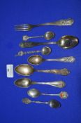 English & Continental Silver Teaspoons etc.