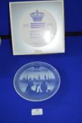 Royal Copenhagen Bicentenary Wall Plate with Packaging