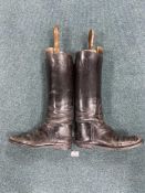 Pair of Leather Riding Boots with Jacks