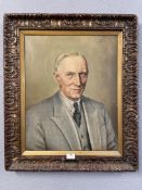 Framed Oil on Canvas Portrait of W.J. Reynolds signed J.E Dalton 1998