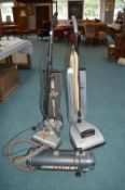 Two Hoover and a Goblin Vacuum Cleaners