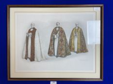 Ecclesiastical Designs for Edward Vii Coronation Print by John Byam Shaw