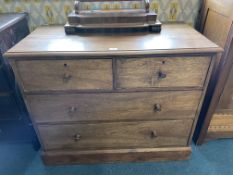 Oak Two over Two Chest