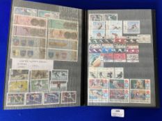Album of Winter Olympics Stamps