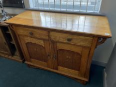 Art Nouveau Oak Sideboard