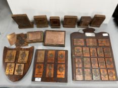 Military Hand Drawn Engraved Copper Painting Plates