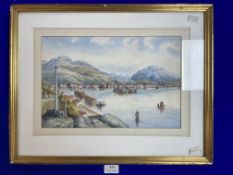 Bergen Watercolour C. 1883