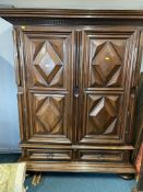 French Walnut Louis XIII Armoire