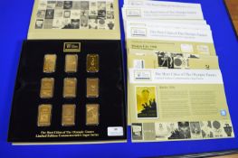 London Olympics 2012 Commemorative Ingot Set
