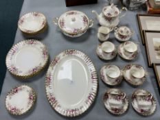 Royal Albert Autumn Roses Thirty-Five Piece Dinner Service
