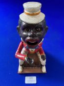 Reproduction Cast Iron Mechanical Moneybox - Money Counter By J.E.Stevens pat 4551887