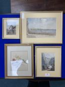 Four Continental Watercolours c. 1840