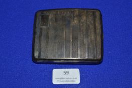 Hallmarked Sterling Silver Cigarette Case ~134g