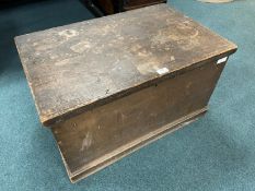 Victorian Pine Blanket Box