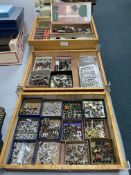 Stacking Box Containing Hand Painted Miniature Soldiers