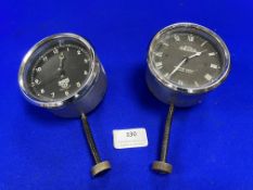 Two Car Clocks (one requires attention)