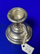 Small Silver Candlestick - Birmingham 1959 (filled