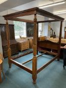 Mahogany Four Poster Bed Frame