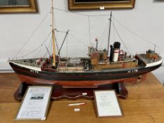 Handmade Model of The Arctic Warrior Trawler H176 - First Silver Cod Winner 1934